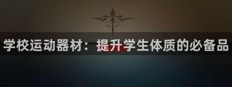 意昂集团官网：学校运动器材：提升学生体质的必备品